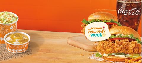 Popeyes Canada: Get a new special deal every day from August 12-18!
