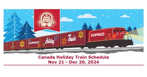 Canada Holiday Train Schedule 2024: Nov 21 - Dec 20, 2024