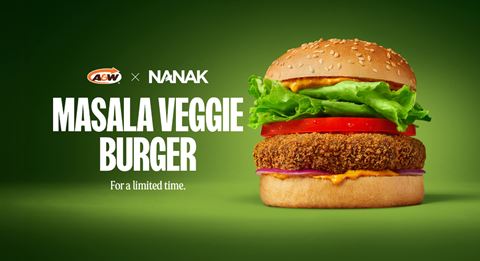 For a Limited Time: Try the NEW Masala Veggie Burger from A&W Canada for Only $6!