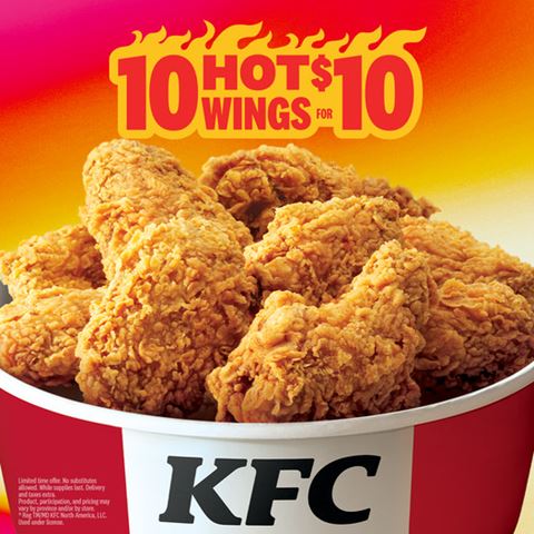 KFC Canada’s 10 for $10 Hot Wings Deal!