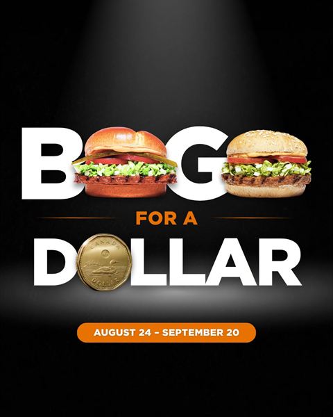 Harvey’s Buy One Burger, Get Another for $1 Deal