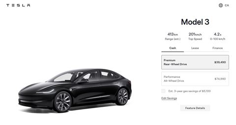 Tesla Model 3 Now Starts at $39,490 in Canada - The Lowest Price Ever