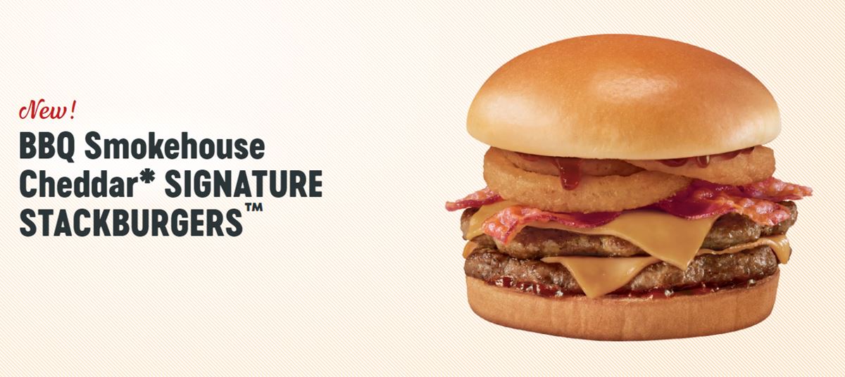 New BBQ Smokehouse Cheddar SIGNATURE STACKBURGERS