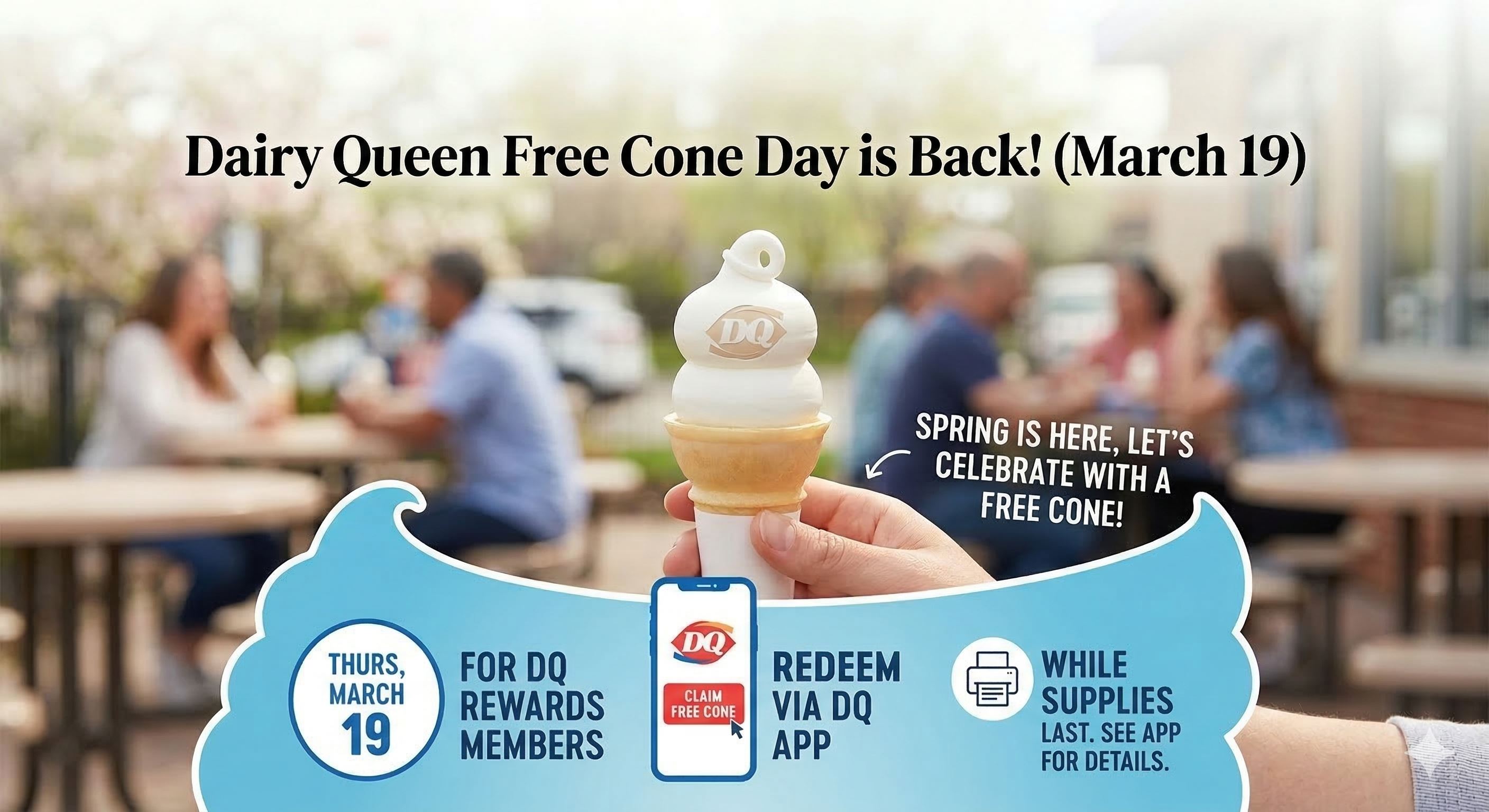 Dairy Queen Free Cone Day is Back! (March 19)