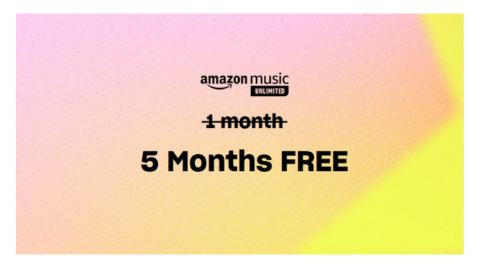  Amazon Music Unlimited: Get Up to 5 Months Free - A Limited-Time Offer