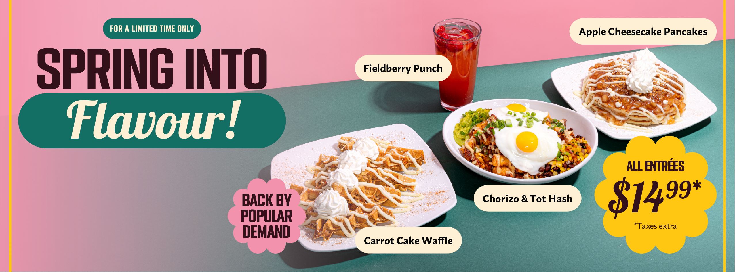 Spring Specials at Stacked Pancake & Breakfast House – Limited Time