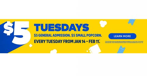 $5 Tuesdays at Cineplex | Affordable Movie Tickets & Popcorn Deals (2025)