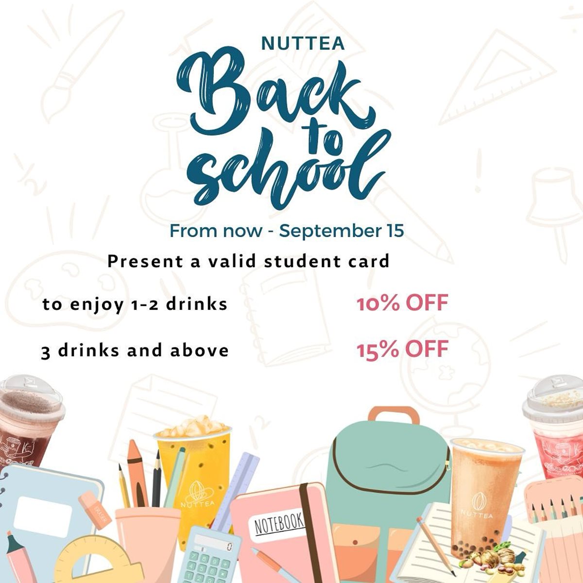 Back to School with NUTTEA photo 1