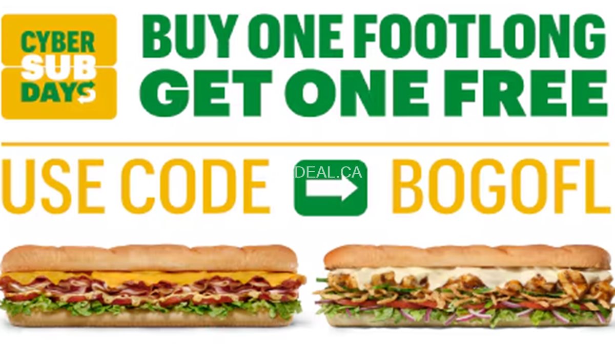 Buy one Footlong, Get one free at Subway photo 1