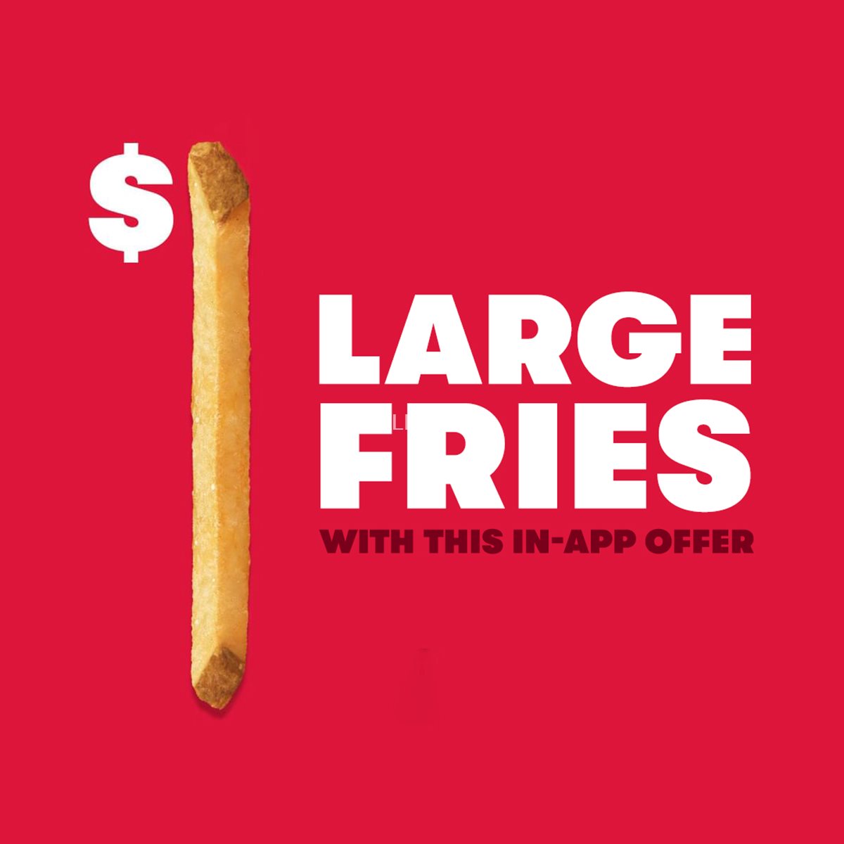 Celebrate National Fry Day with Large fries for just $1 at Wendy's photo 1