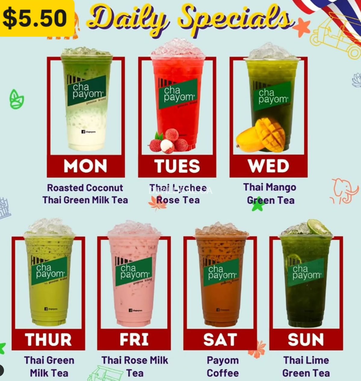 Daily Specials at Chapayom Canada photo 1