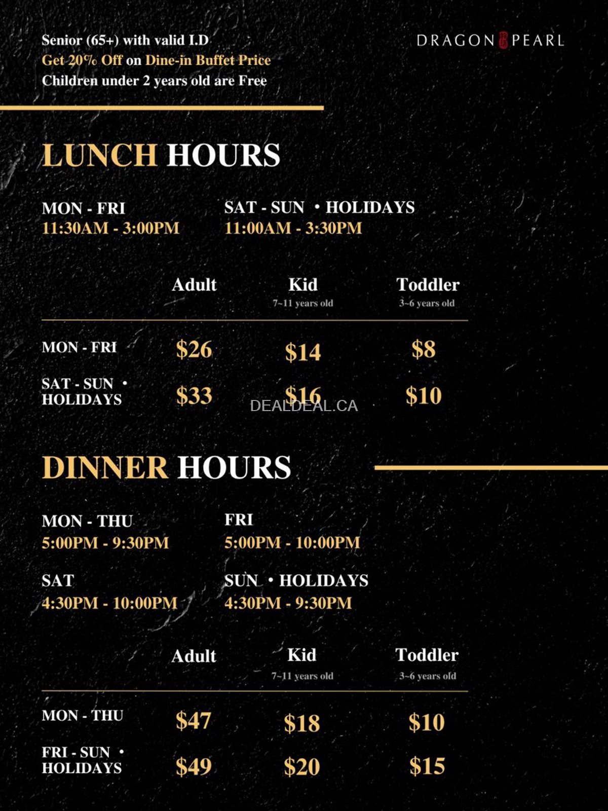 Dragon Pearl Buffet Price Per Person and What You Get photo 1