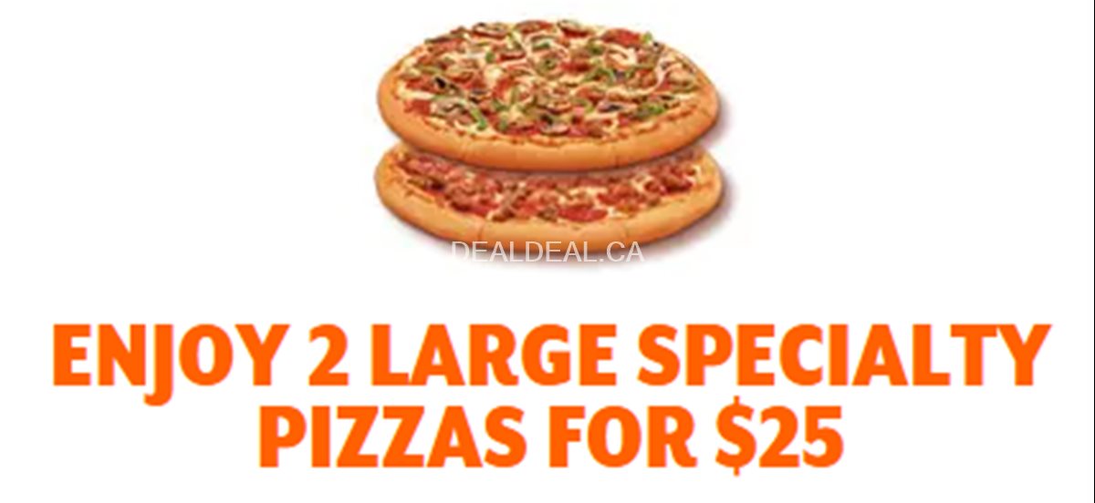 Enjoy 2 Large Specialty Pizzas for Just $25 at Little Caesars photo 1