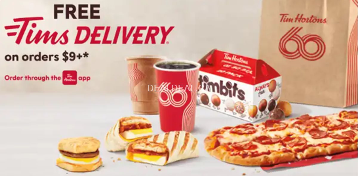 Enjoy FREE Tims Delivery photo 1