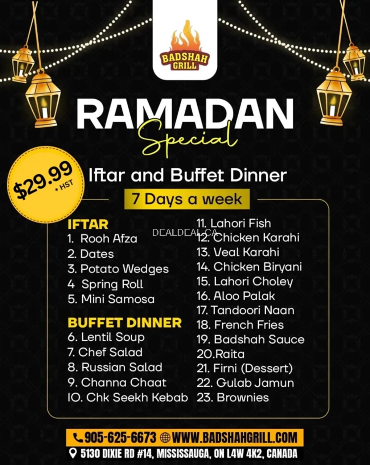 Enjoy the Ramadan Special at Badshah Grill photo 1
