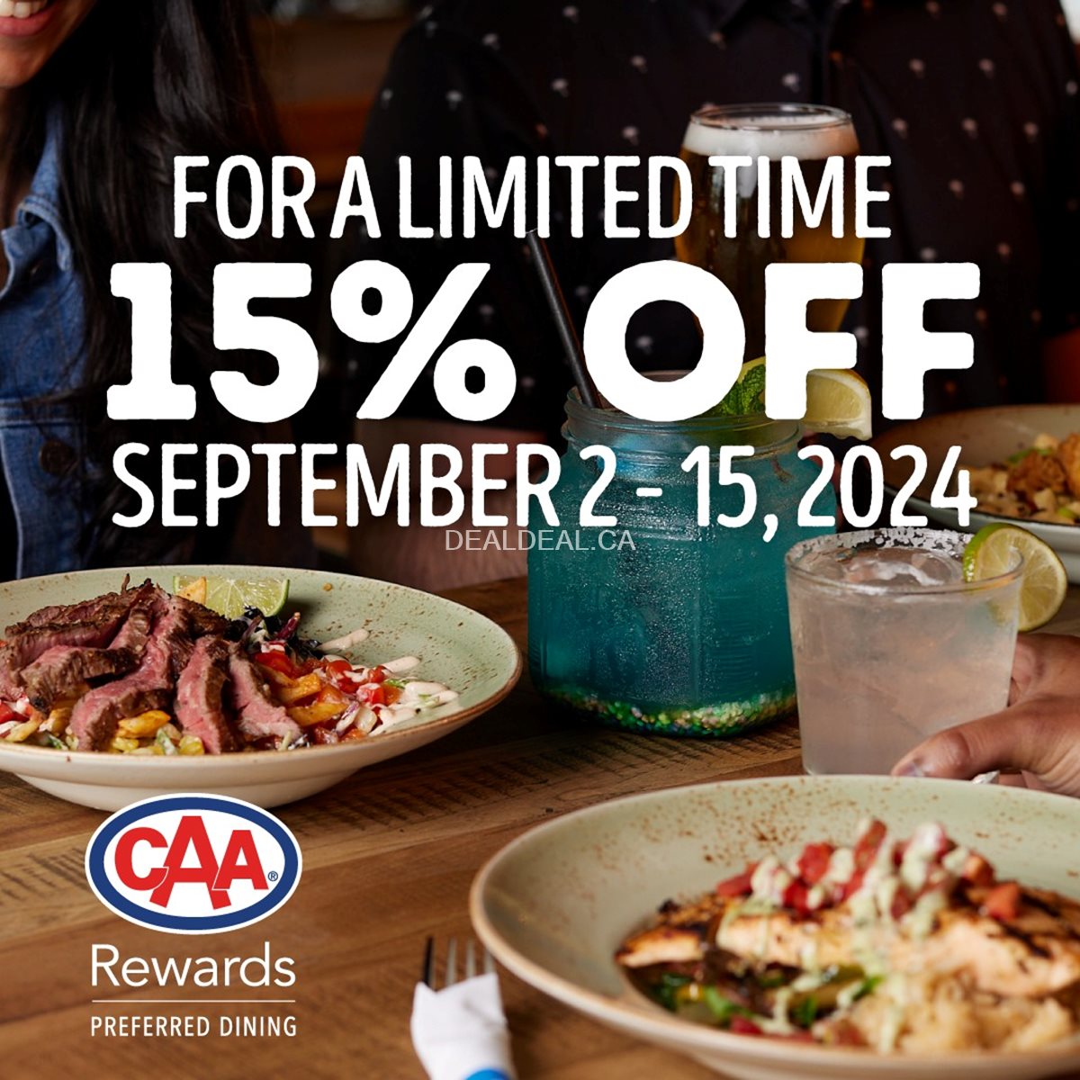 Get 15% off by presenting your CAA card at Kelseys photo 1