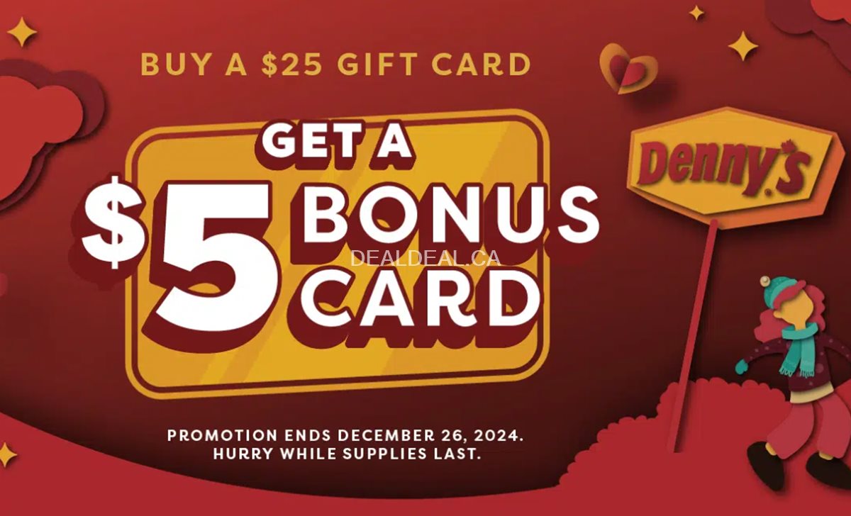 Get a $5 Bonus Card at Denny's photo 1