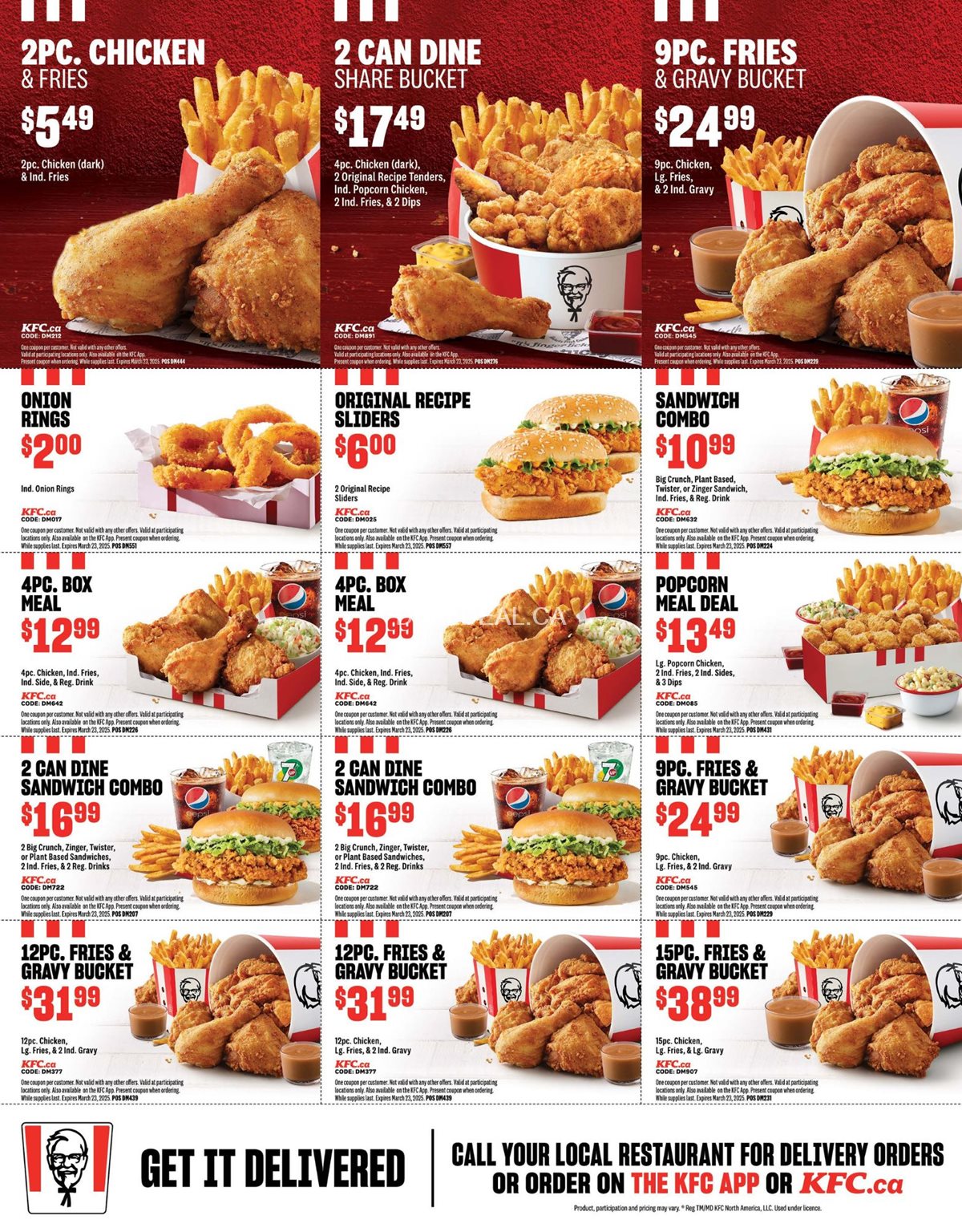 KFC Alberta and Edmonton Exclusive Coupons, Flyers, and Deals 2025 photo 1