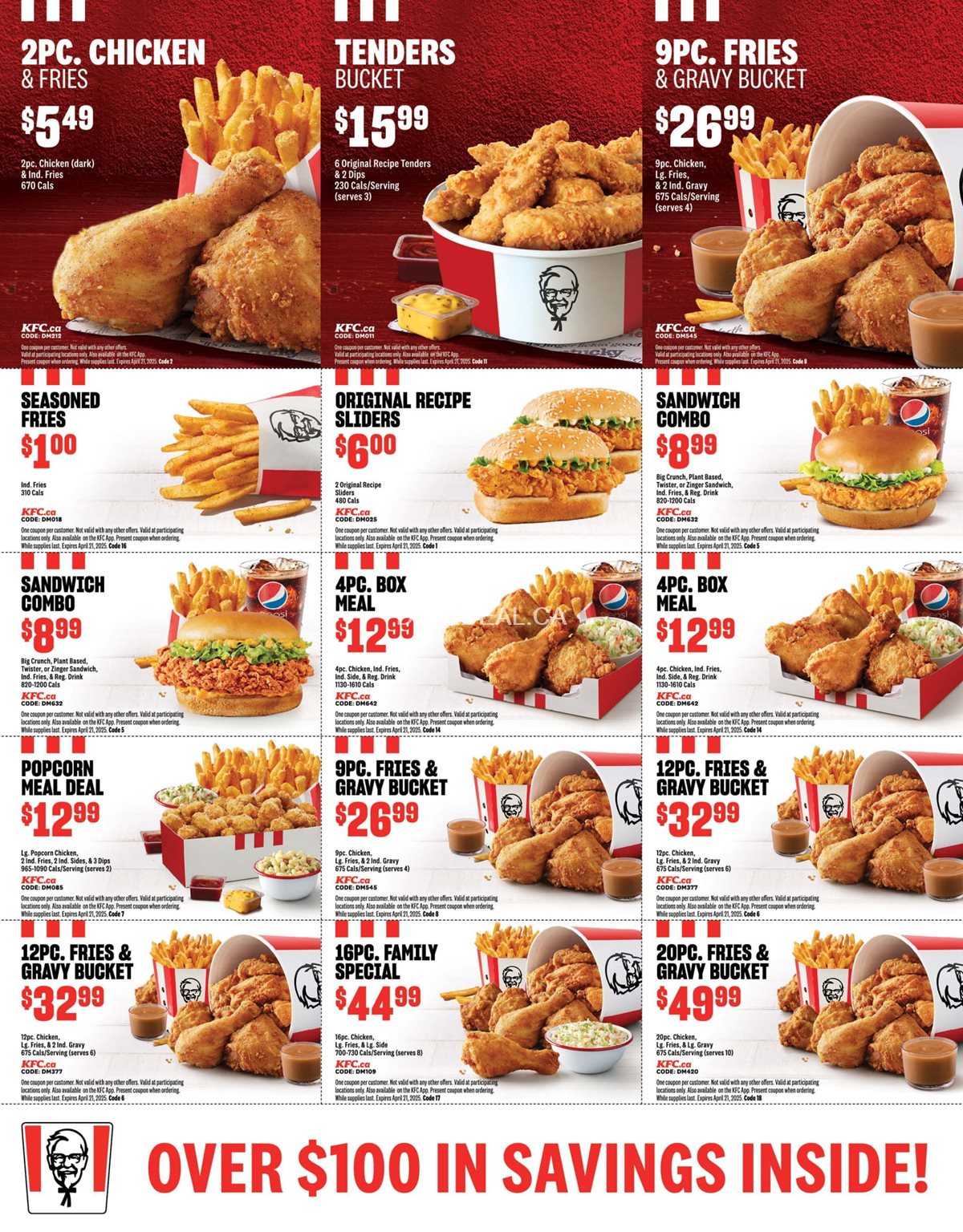 KFC Ontario Exclusive Coupons, Flyers, and Deals 2025 photo 1