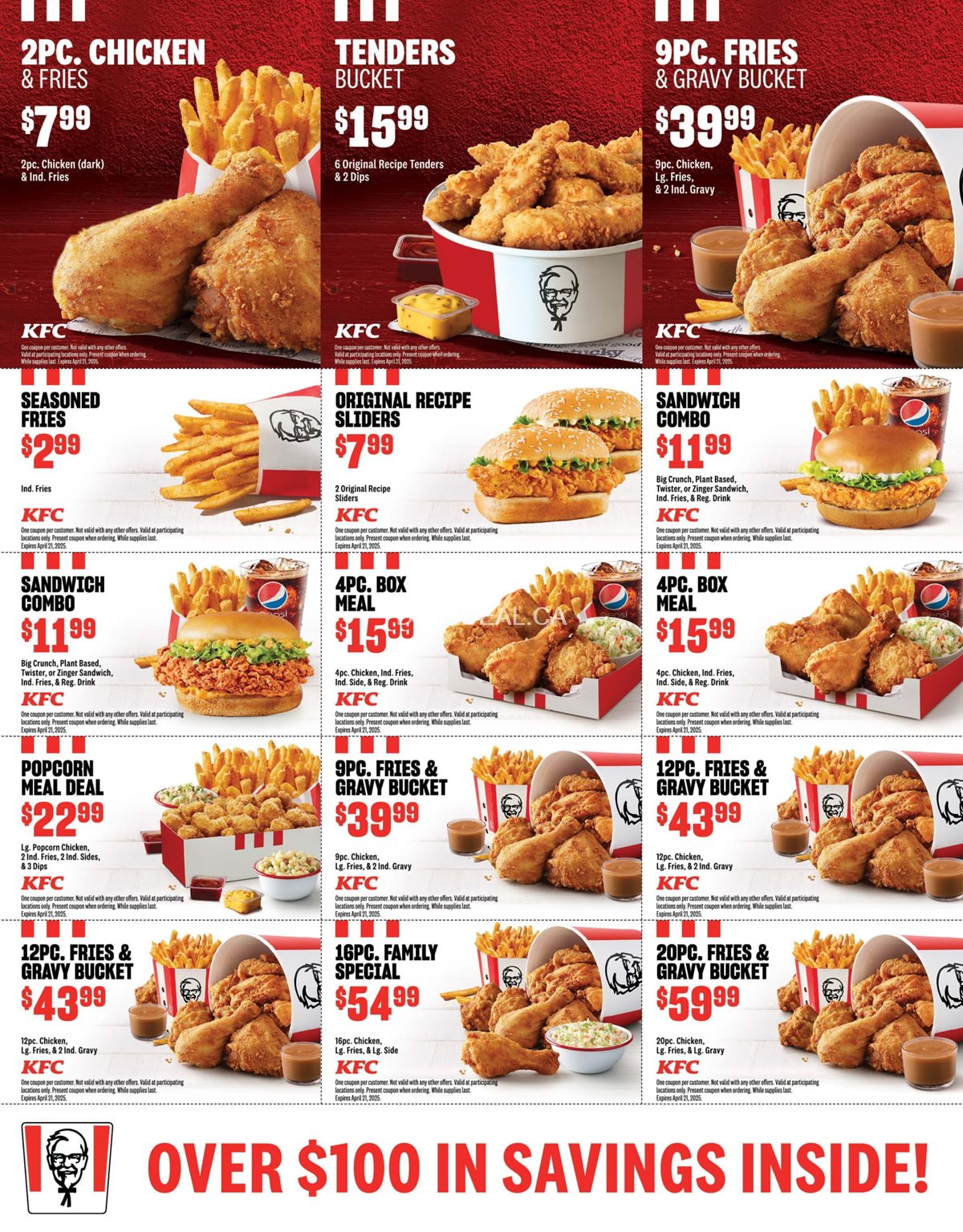 KFC Yukon Exclusive Coupons, Flyers, and Deals 2025 photo 1