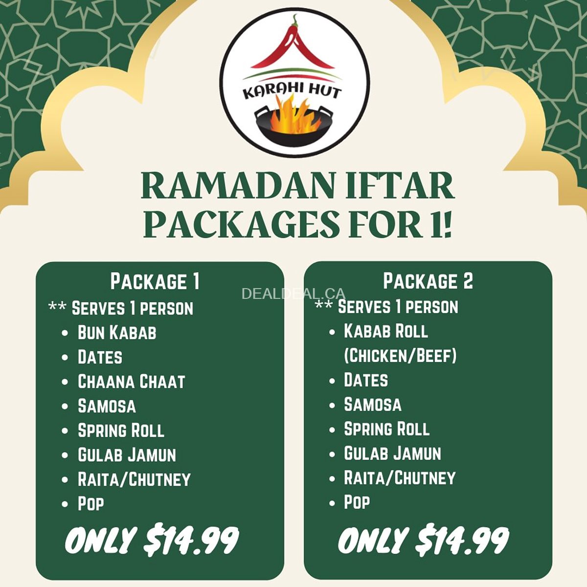 Ramadan Packages at Karahi Hut photo 1