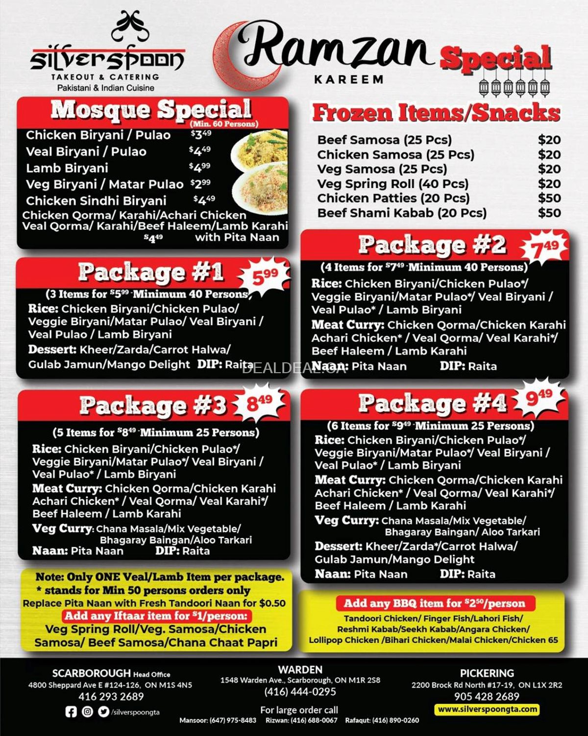 Ramzan 2025 Special at Silver Spoon Takeout & Catering photo 1