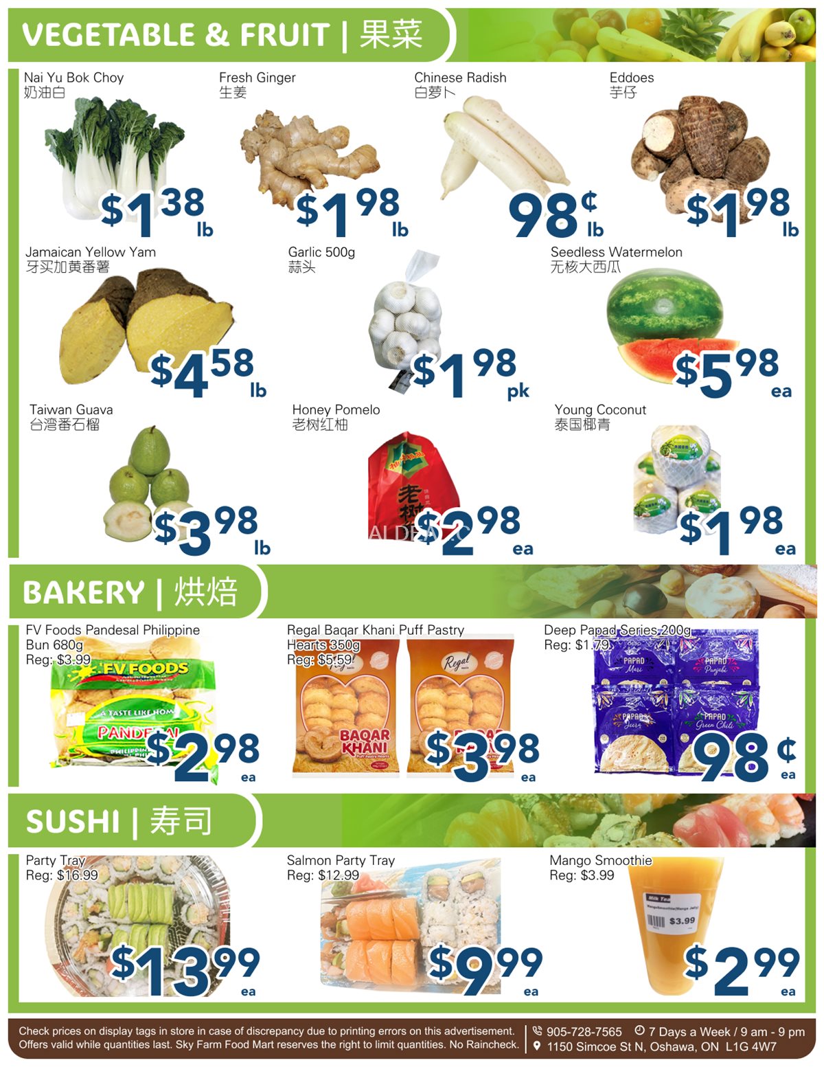 SkyFarm Food Mart Oshawa Weekly Flyer | Jan 31- Feb 06, 2025 photo 4