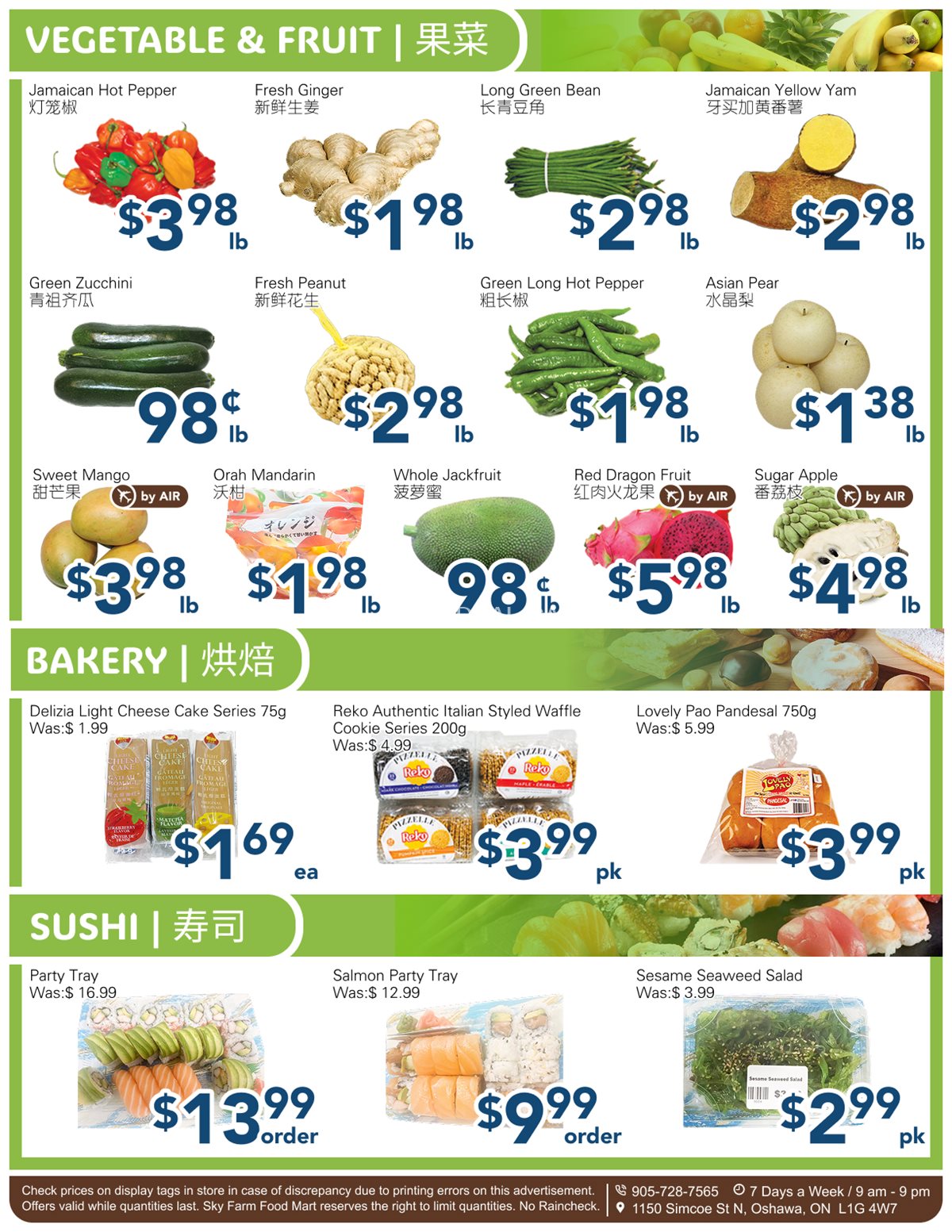 SkyFarm Food Mart Oshawa Weekly Flyer | May 09 to May 15,2025 photo 3