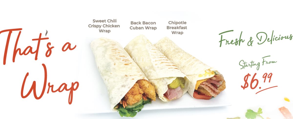 Breakfast wraps at Coffee Time photo 1