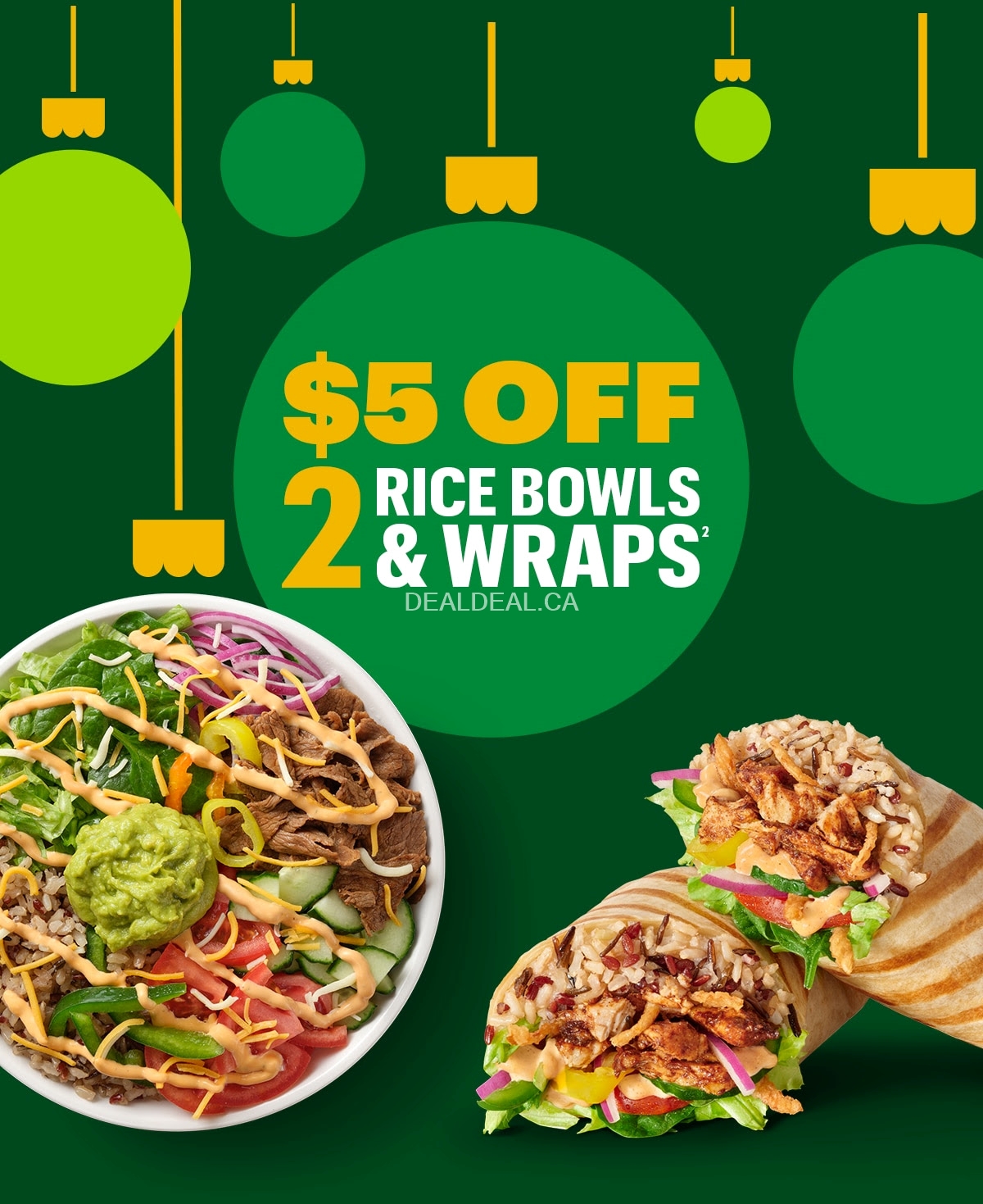 Get $5 off at Subway Canada (Coupon Code)