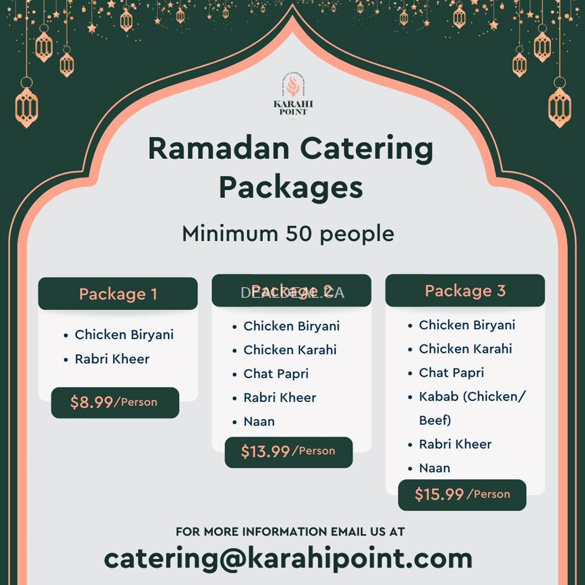 Ramadan catering packages at Karahi Point photo 1