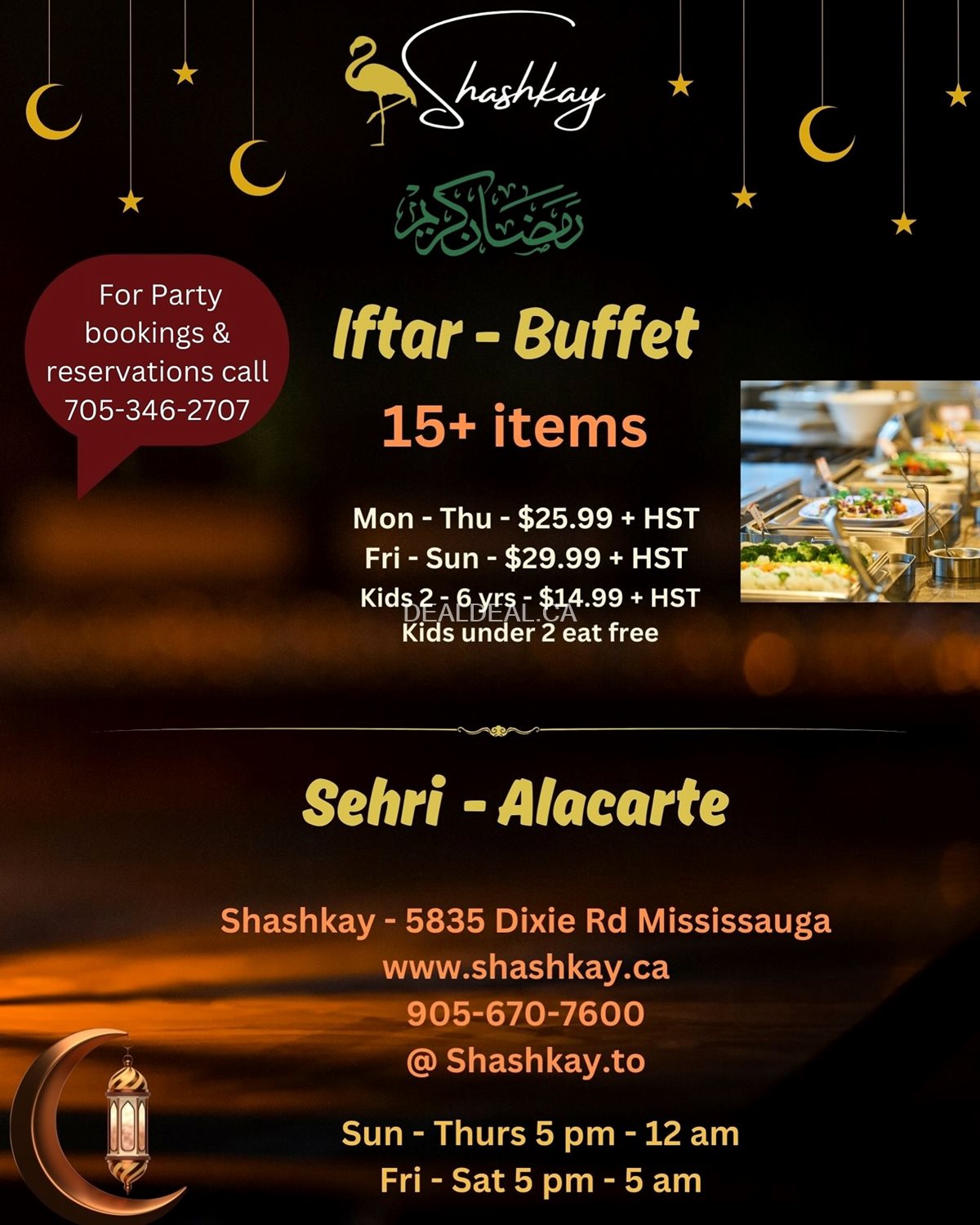 Iftar Buffet at Shashkay photo 1