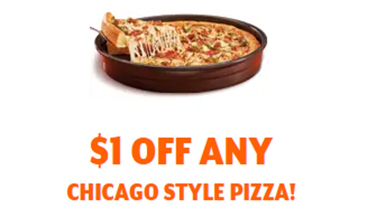 $1 off any Chicago Style Pizza at Little Caesars