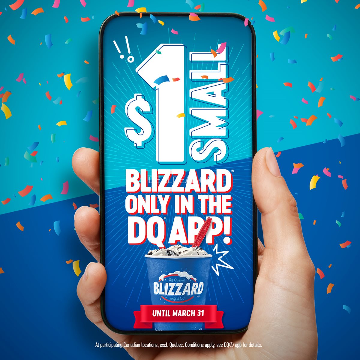 Get a Small Blizzard for $1 at Dairy Queen through the DQ App photo 1
