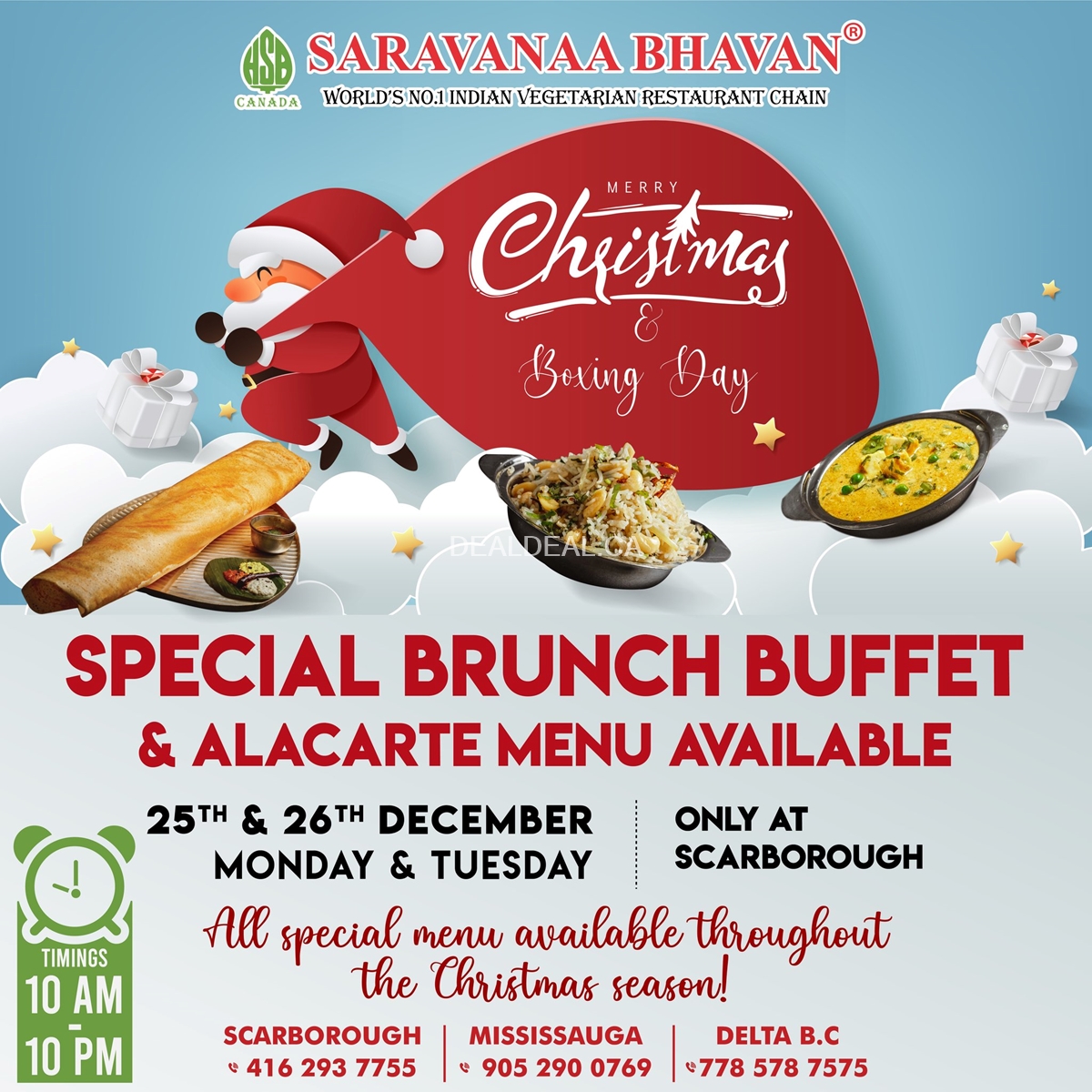 Special Brunch Buffet at Saravana Bhavan photo 1