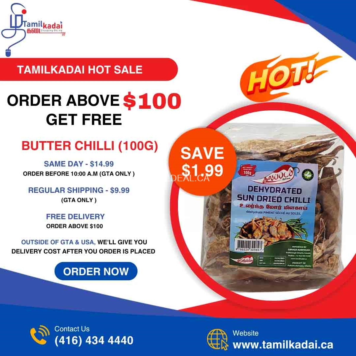 Get FREE delivery and a gift from Tamilkadai Canada photo 1