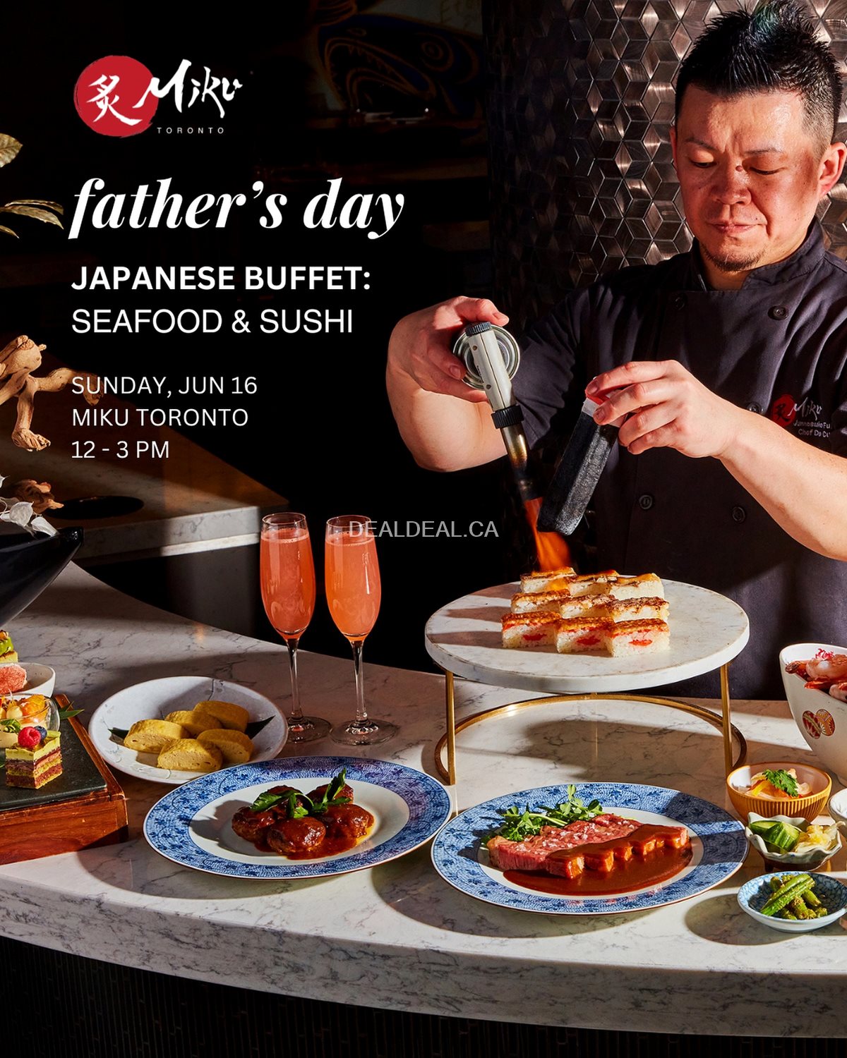 Father's Day Japanese-style buffet at Miku Toronto photo 1