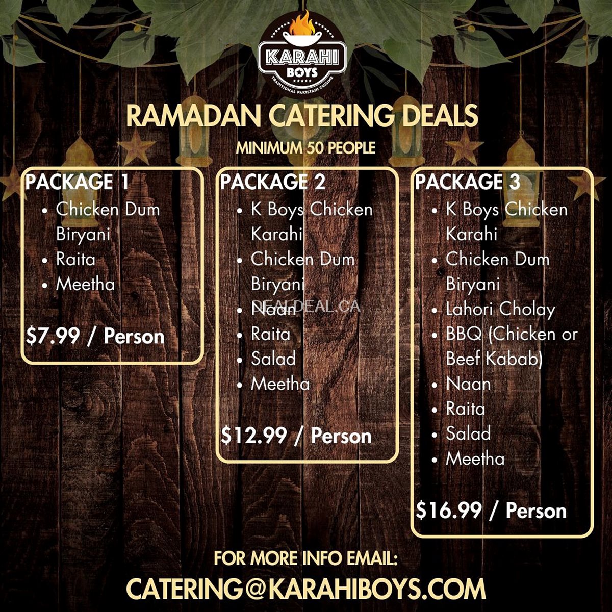 Ramadan Catering Deals at Karahi Boys photo 1