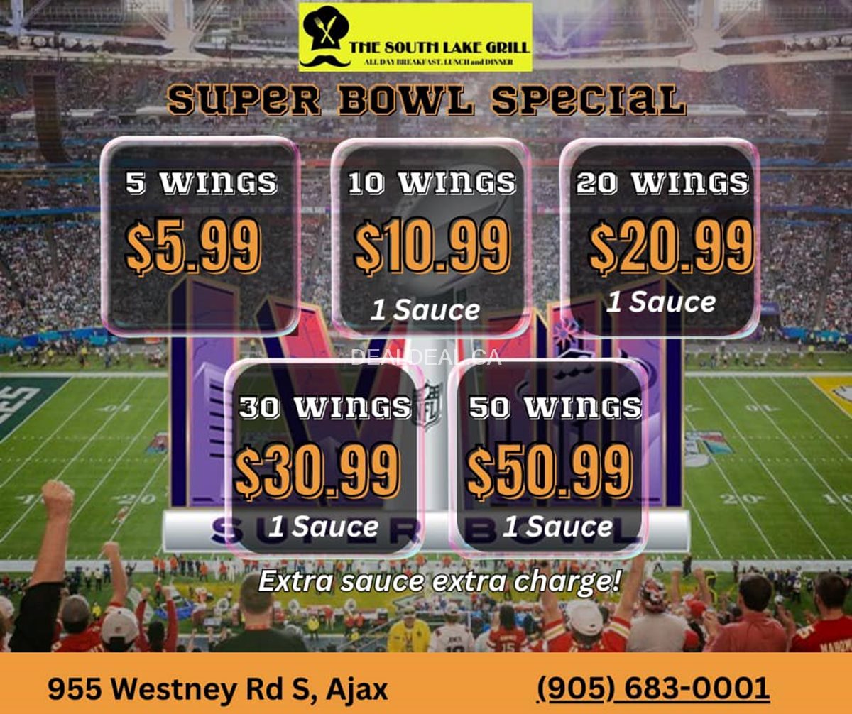 Super Bowl Special at The South Lake Grill photo 1