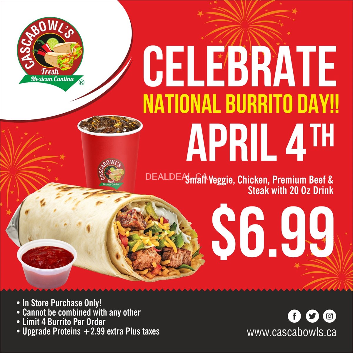 Celebrate National Burrito Day with Cascabowl's Fresh Mexican Cantina photo 1