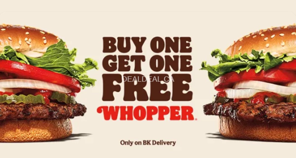 Buy one, get one FREE Whopper on BK Delivery photo 1