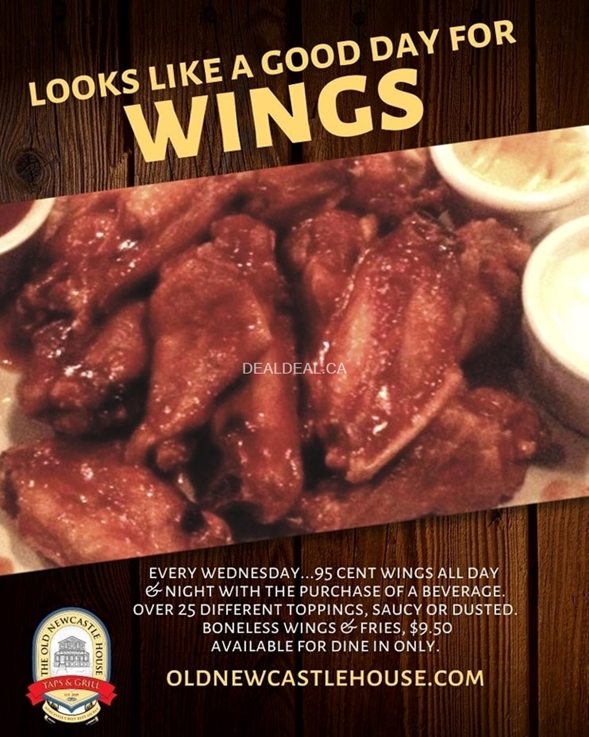 Wing Wednesday Specials at The Old Newcastle House photo 1