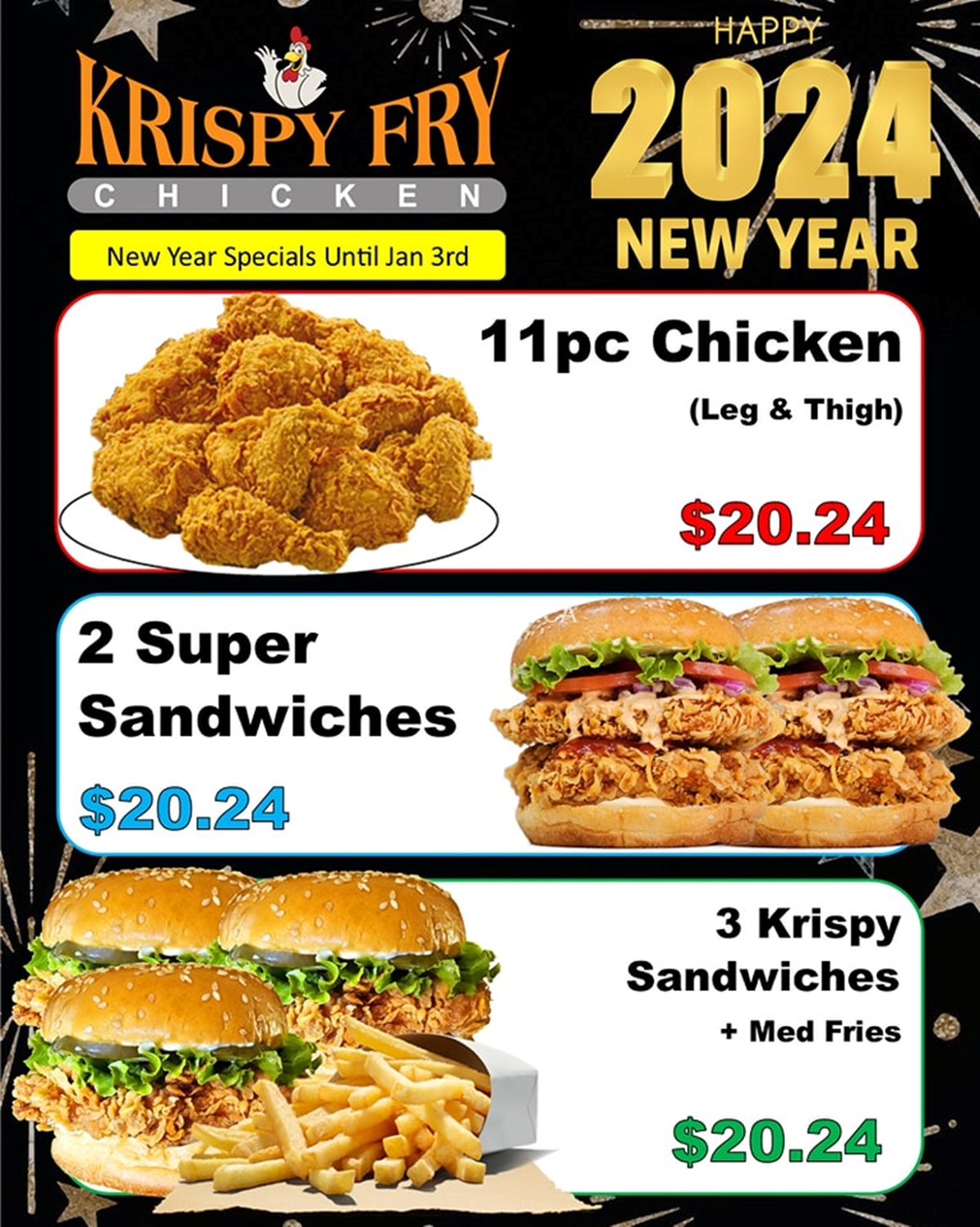 New year Specials at Krispy fry photo 1
