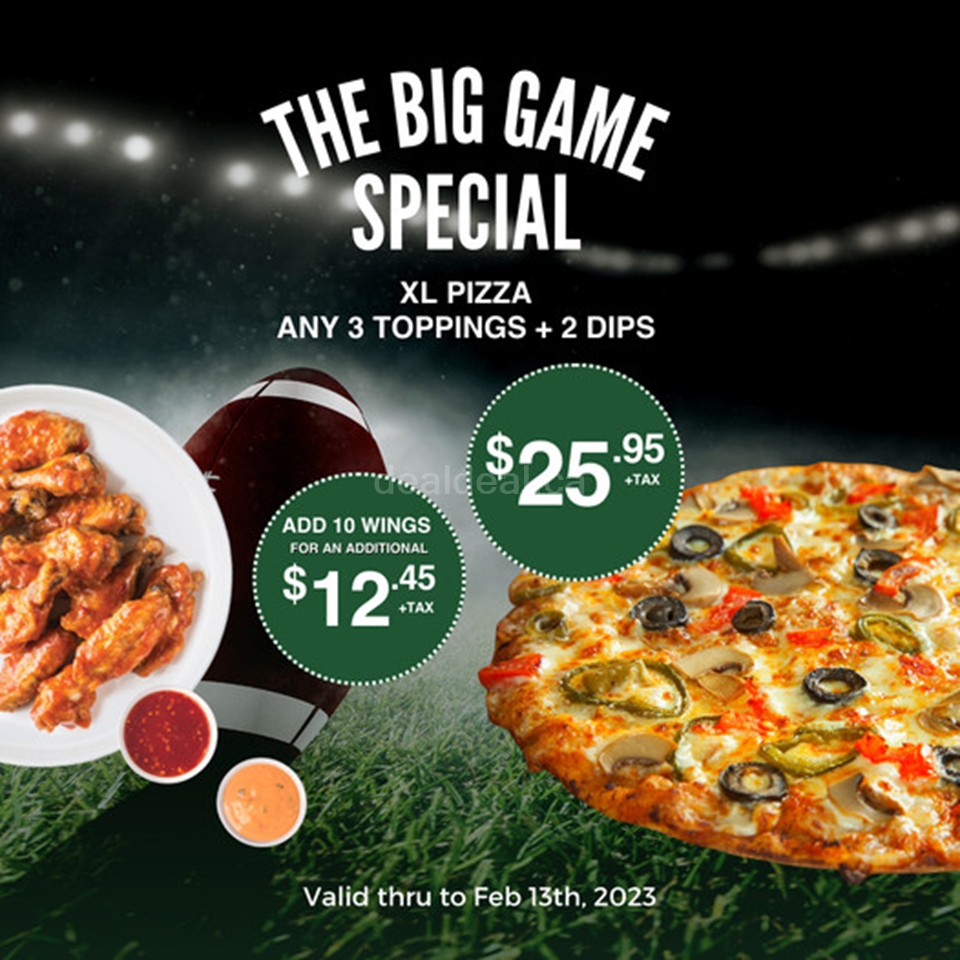Super Bowl pizza deal photo 1