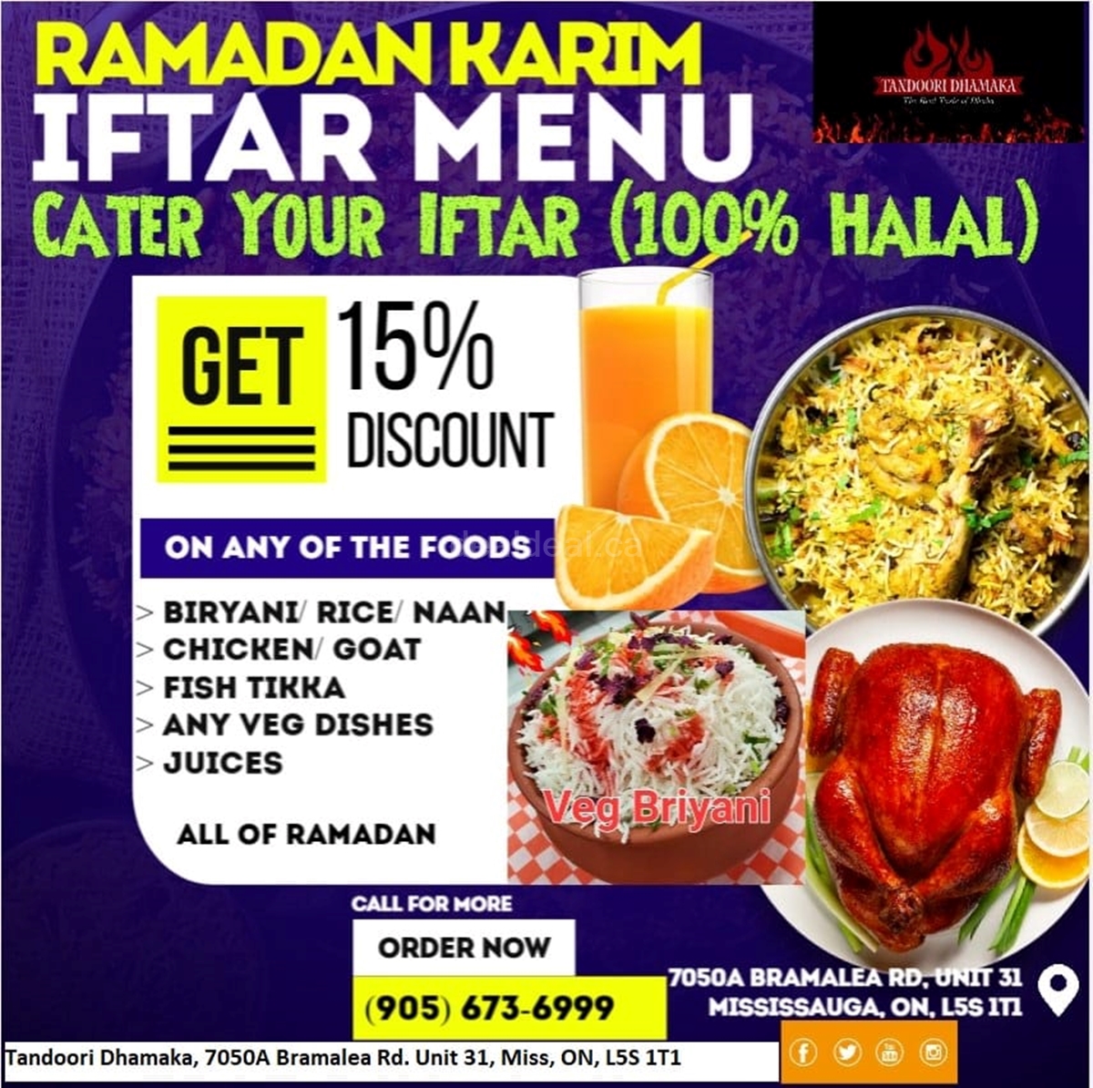 Iftar Menu at Tandoori Dhamaka photo 1