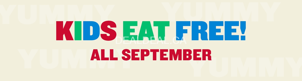 Kids Eat Free all September at Boston Pizza photo 1