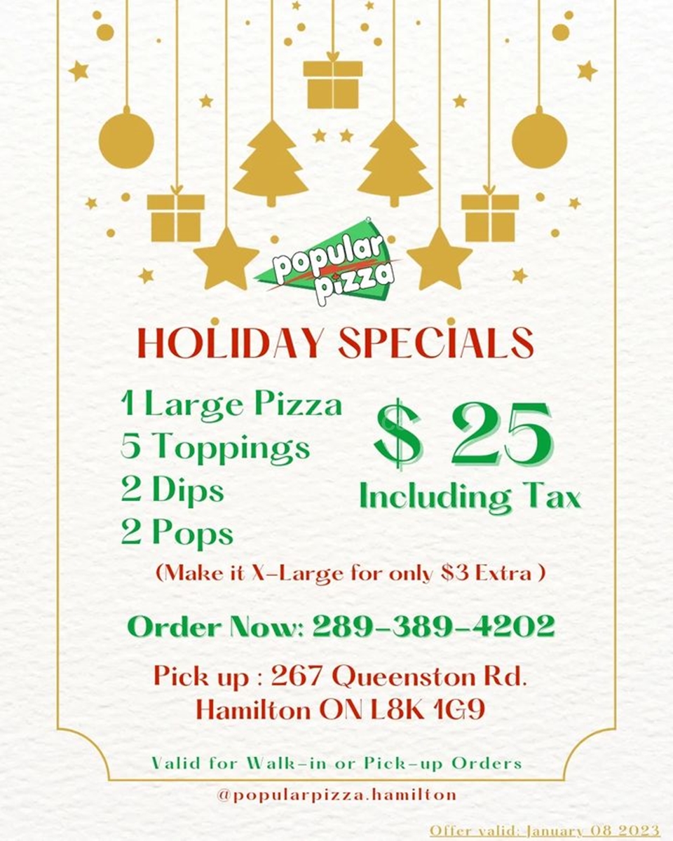 $25 Holiday Specials photo 1