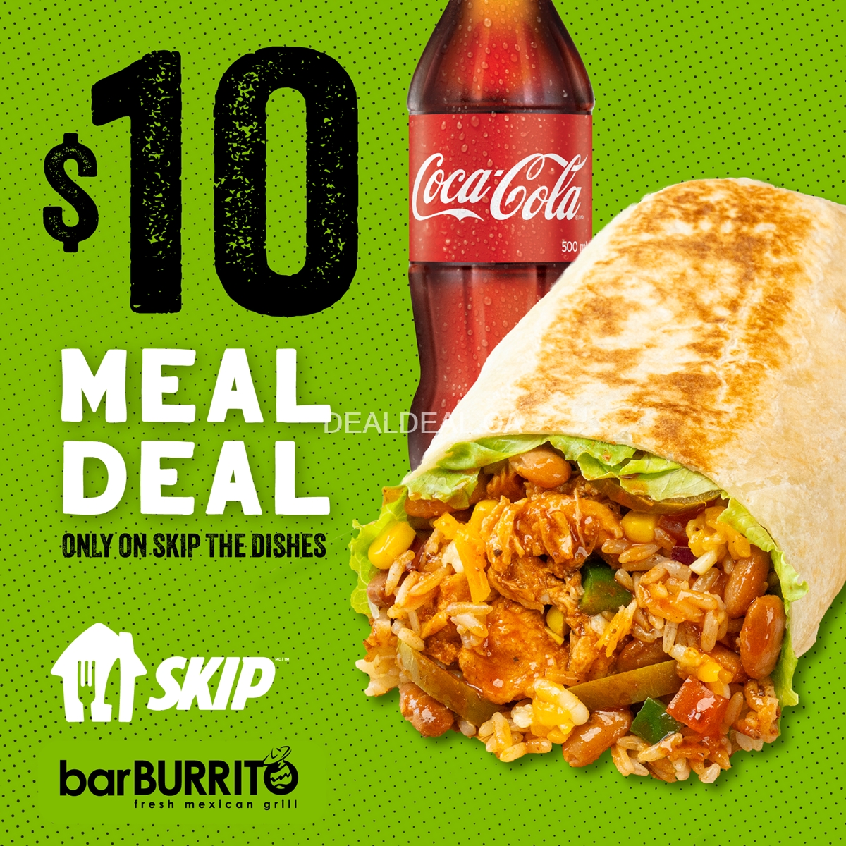 $10 Meal Deal Only on Skip The Dishes at BarBURRITO photo 1