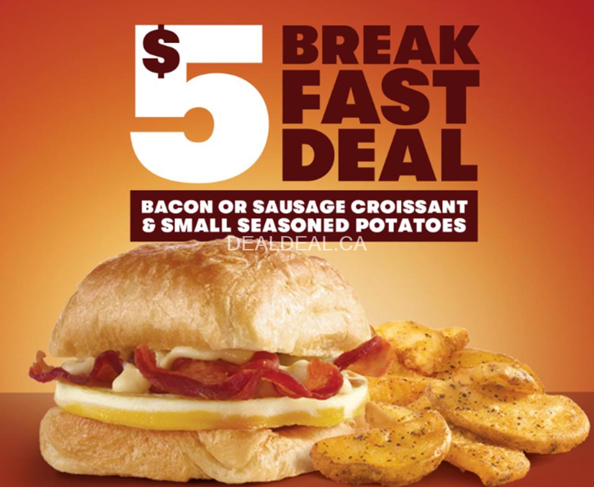 $5 Breakfast Deal at Wendy's photo 1