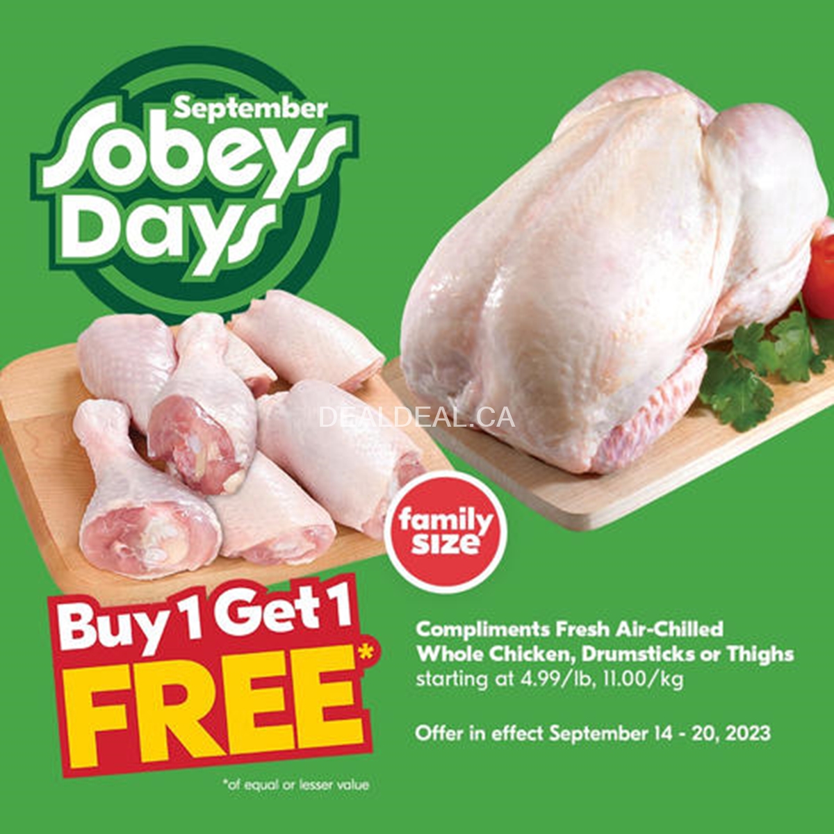 Buy 1 Get 1 FREE at Sobeys photo 1
